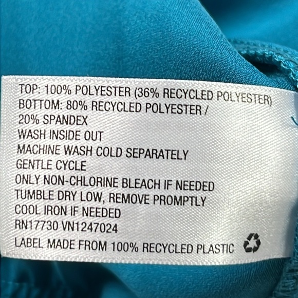 SERGIO HUDSON X TARGET Satin Turquoise Long SLV Surplice Front Bodysuit  SZ 4X - Picture 14 of 16